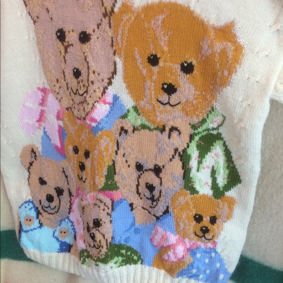 XL Hand-Knitted Baggy Teddy Bear Sweater - Picture 2 of 5